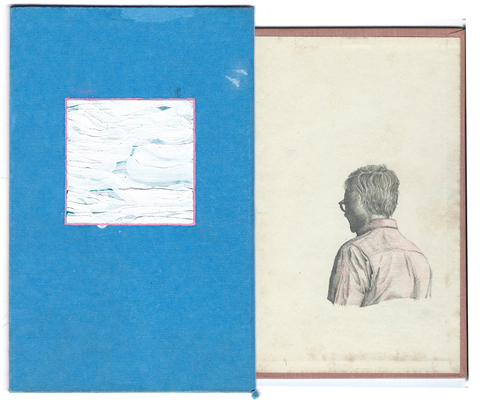 Brian Hitselberger Diptychs 2014 Graphite, Colored Pencil, Oil paint on found surfaces