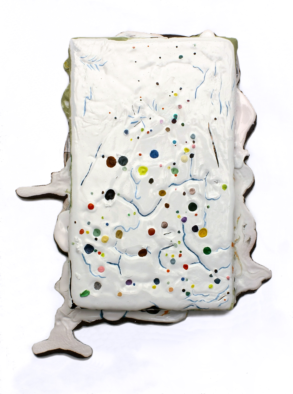 ZENNISH Bridget Mullen Archive Canvas, acrylic paint, construction paper