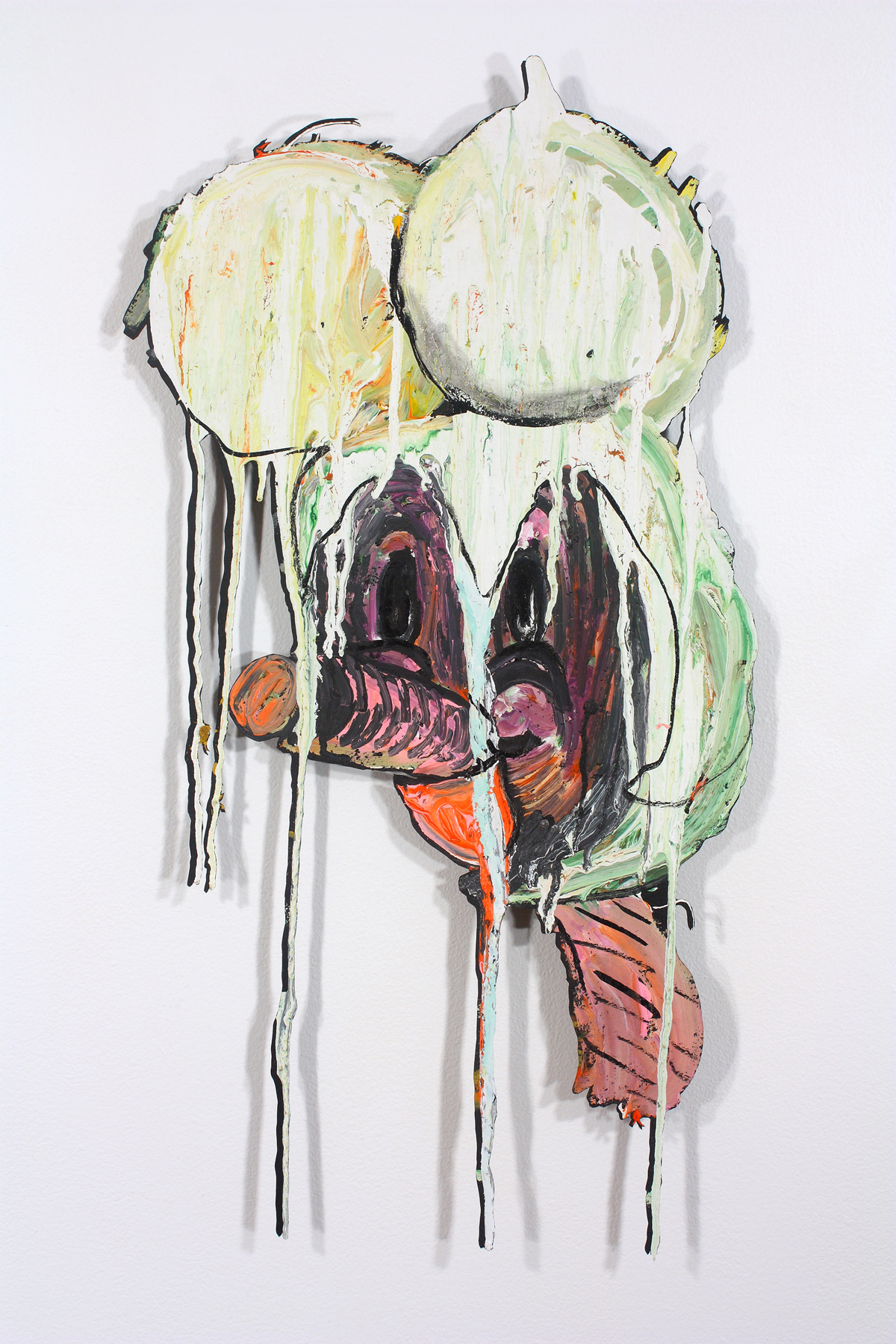 "Gelato" Bridget Mullen Archive Acrylic paint on tar paper