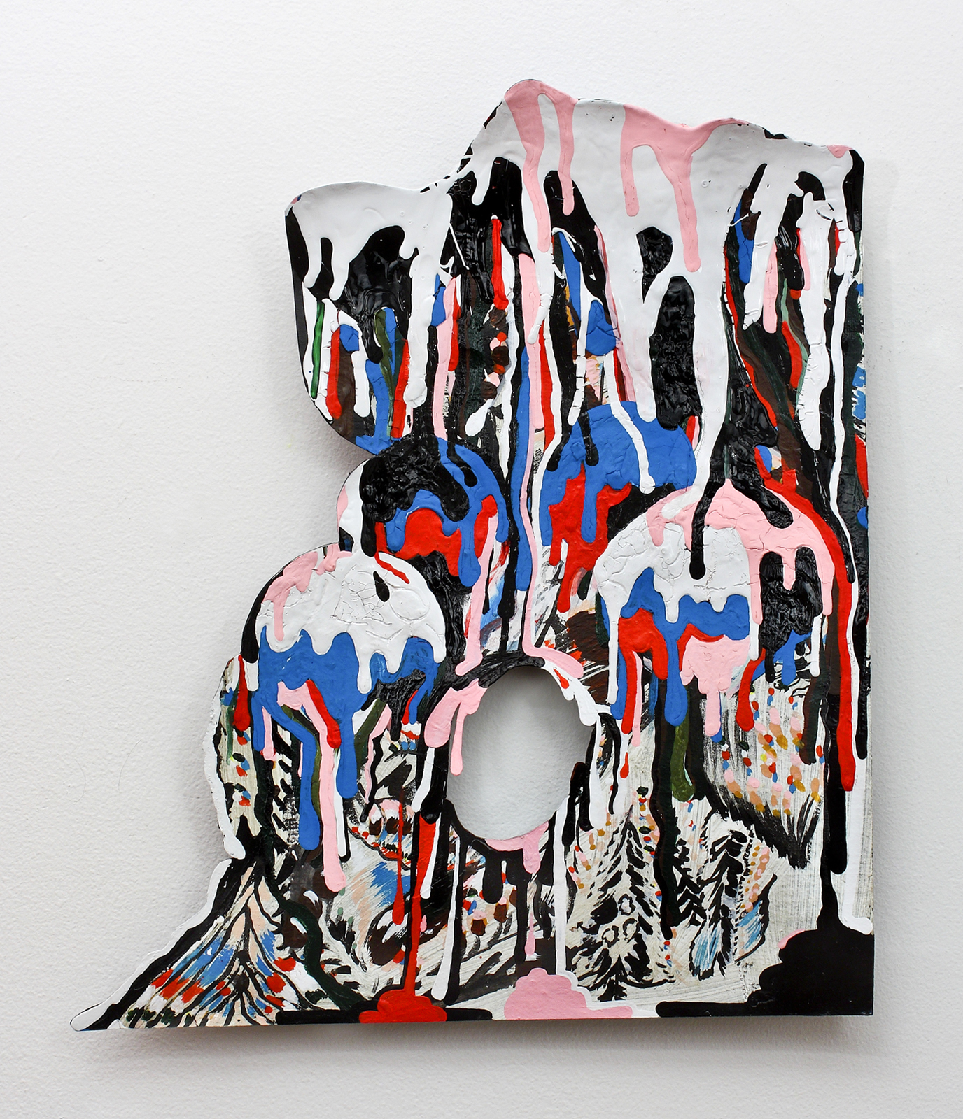 "Cover The Earth" Bridget Mullen Archive Acryli paint on tar paper
