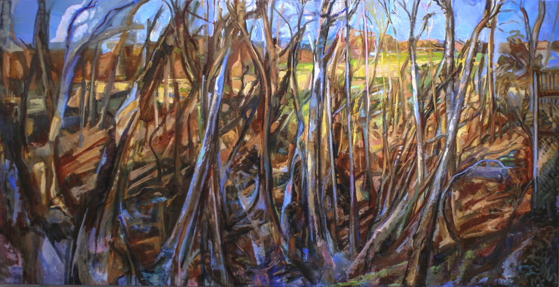 Big Road TREES oil