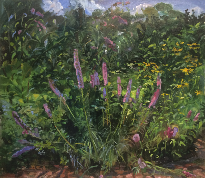 Spike Flowers August Morning GREEN oil