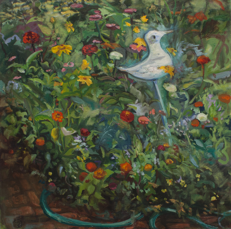 Birdy Icon in Garden GREEN oil