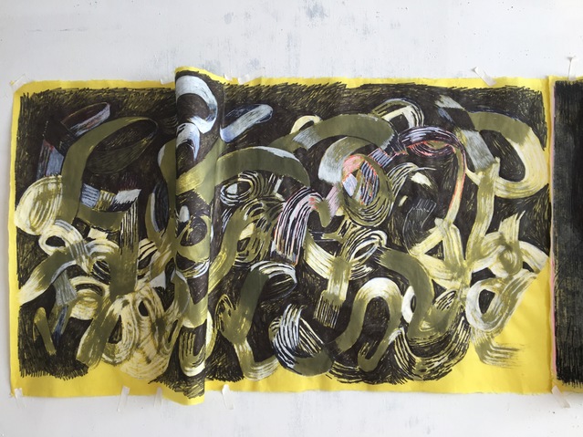 KINKS: expanded (detail) Cair Crawford KINKS 2017 30" x 180"