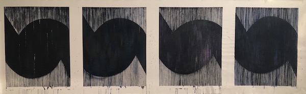 Waves: Halcyon Birds Cair Crawford WAVES: Feminine and Birdlike Acrylic/un-stretched canvas
