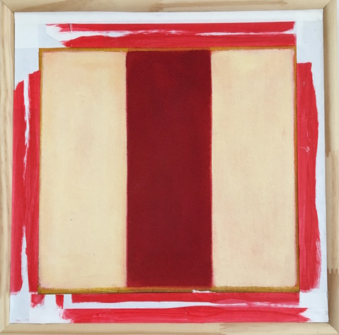 TNTRA Cair Crawford TANTRAS: meditations on the divine mother Acrylic/tape/canvas/wood