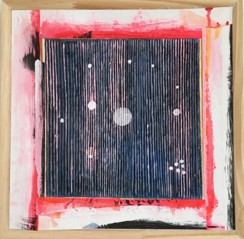 TNTRA Cair Crawford TANTRAS: meditations on the divine mother Acrylic/tape/canvas/wood