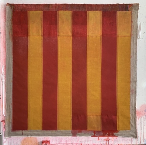 TNTRA: UNTITILED Cair Crawford TANTRAS: meditations on the divine mother ACRYLIC/UN-STRETCHED LINEN