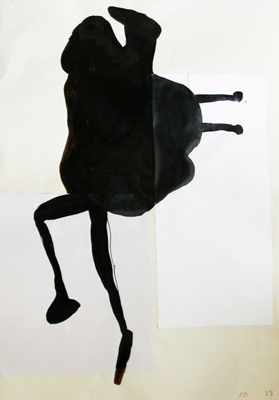 S 10 Carol Bruns Shadows ink and paper ink