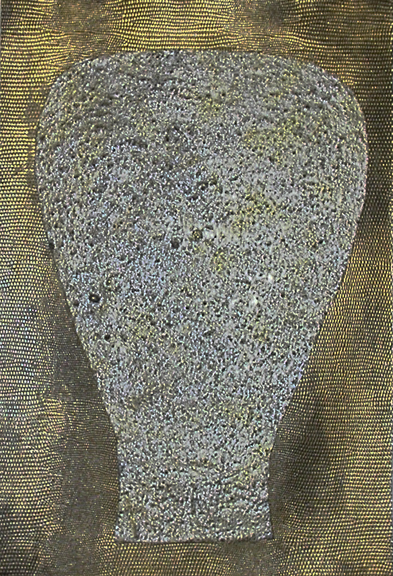 2D shadow 57 Carol Bruns Shadows collaged paper paper, pigments, minerals