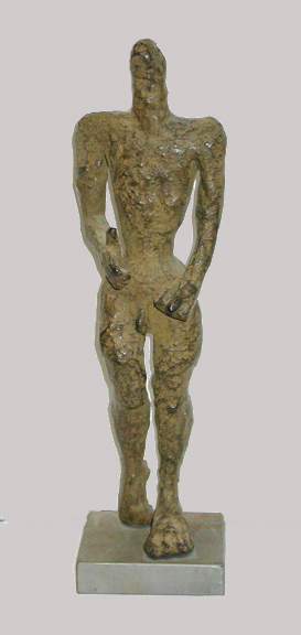 Reaching Man Carol Bruns Archive: Bronzes 1995-2001 bronze and steel