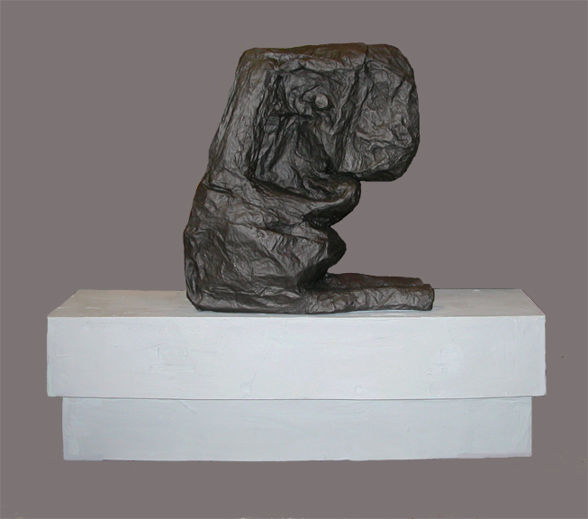 sphinx Carol Bruns Figures paper, styrofoam, paint