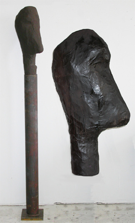 Shadow 22 (Deer) Carol Bruns Figures steel, paper, plaster, paint