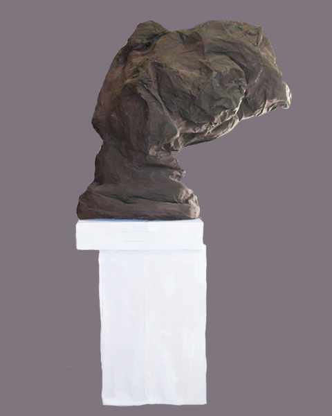Wind Shadow Carol Bruns Figures styrofoam, paper, plaster, paint