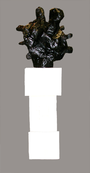 Snake Shadow Carol Bruns Figures paper, styrofoam, plaster, paint
