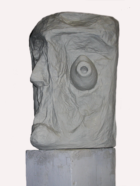 the ancestors Carol Bruns Figures styrofoam, paper, gesso, paint