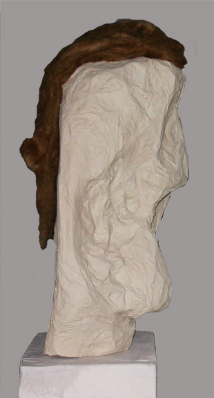 hecate Carol Bruns Figures paper, gesso, paint, hemp
