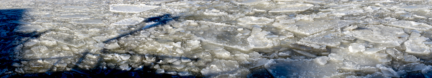 Blue Ice Hudson River WATER
