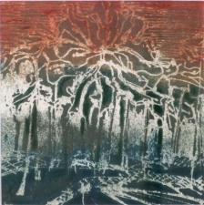 Cate M. Leach Works on Paper monoprint