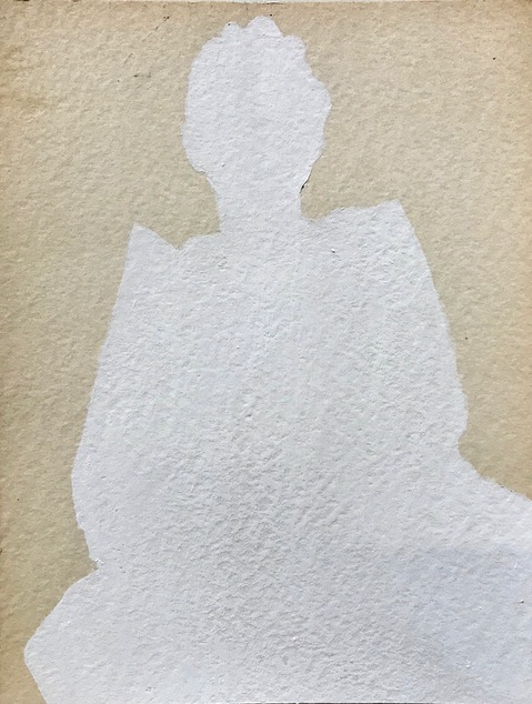 Still Standing 2 Cecilia Moy Fradet A Whiter Shade of Pale Acrylic on Antique Watercolor Paper