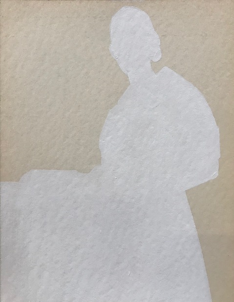 Still Standing 3 Cecilia Moy Fradet A Whiter Shade of Pale Acrylic on Antique Watercolor Paper