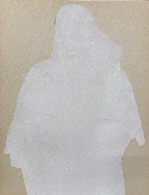 Still Standing 4 Cecilia Moy Fradet A Whiter Shade of Pale Acrylic on Antique Watercolor Paper