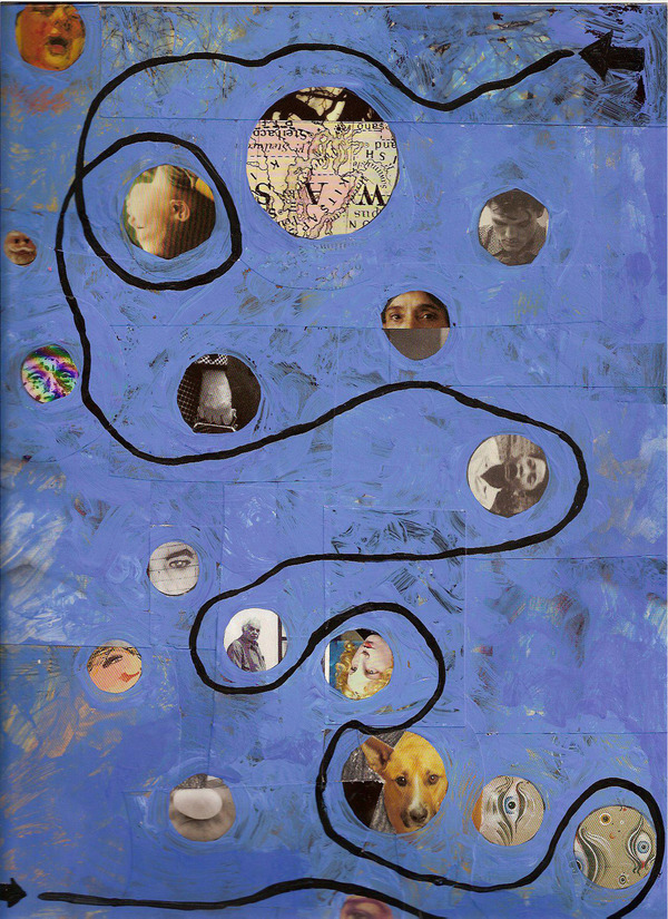 Here 2 Here Charles Goss Sixty Collage/acrylic