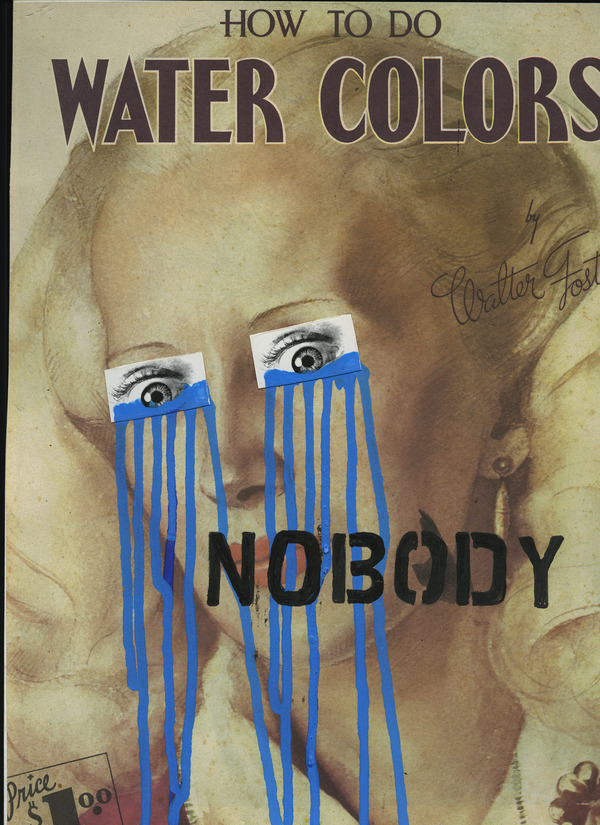 Nobody Charles Goss Sixty Collage/acrylic