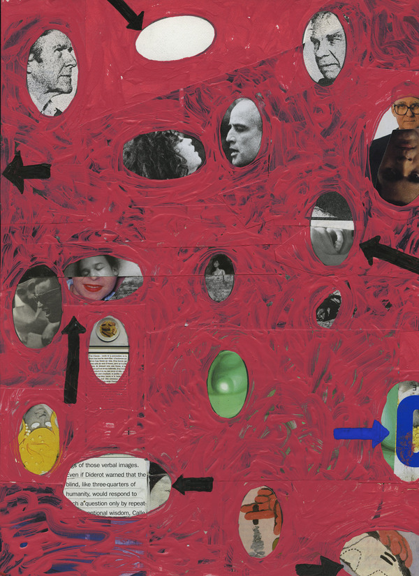 Merce n' John Charles Goss Sixty Collage/acrylic
