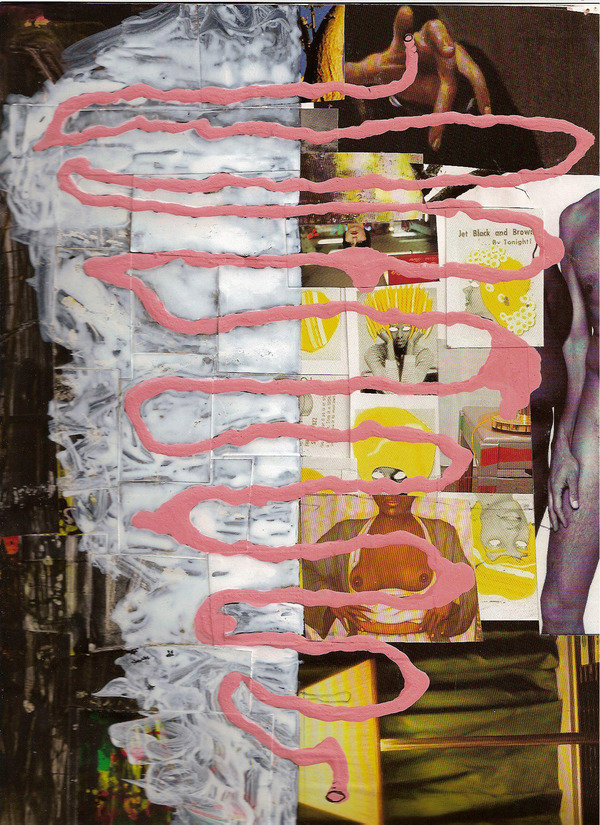 Umbilicle Charles Goss Sixty Collage/acrylic