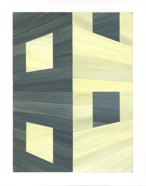 2014: L'Eveil Passager Indian Ink on Paper