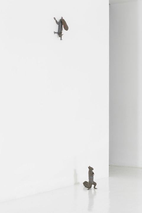 "Squirrel Gang" CHARLEY FRIEDMAN Installation Images Plasticine
