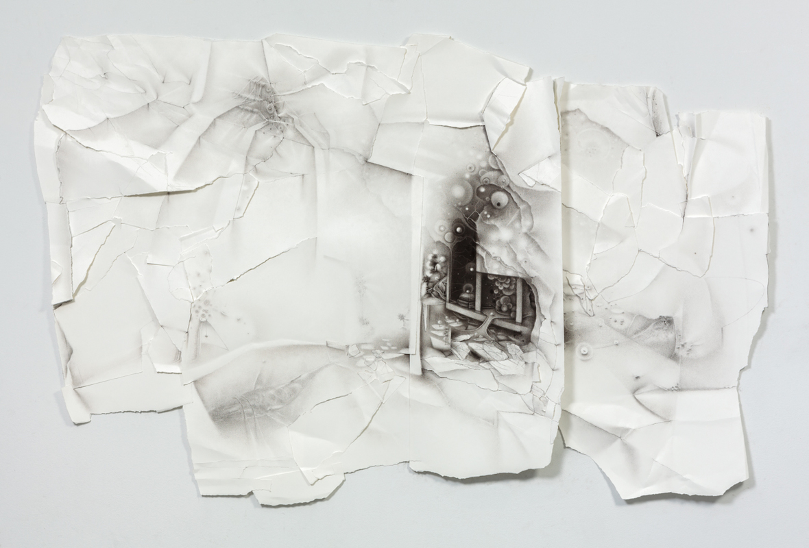 A Geography of Significance: everyone is marked within the irregularity of incidents Charlotte Schulz A Geography of Significance <br> 2015-2016 charcoal on paper