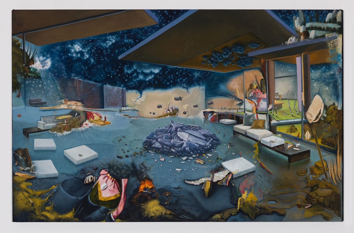 Becoming nomadic: incursions into the soft ground of domestic life Charlotte Schulz Paintings oil on linen