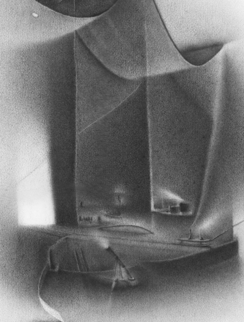 Detail: inclined without being necessitated. Charlotte Schulz Inside the Monad<br>2003-2004