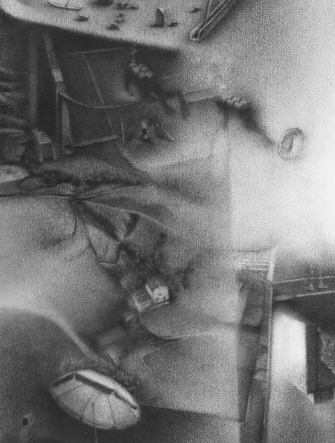 Detail: passing through indiscernibles. Charlotte Schulz Inside the Monad<br>2003-2004