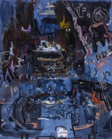 ICE STREET Paintings oil on canvas