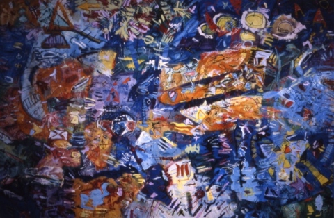 BY FOURS Paintings oil on canvas