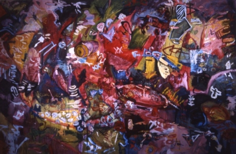 DOUBLE X Paintings oil on canvas