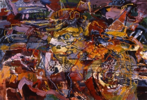 HIT AND MISS Paintings oil on canvas