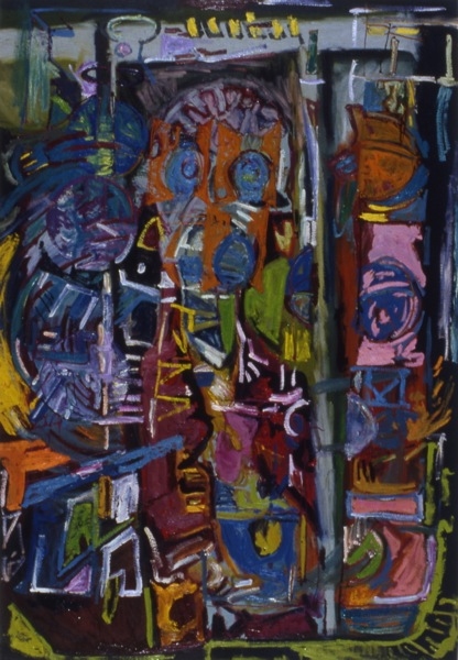 JUGGLER Paintings oil on canvas