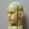  The Human Form Recycled cast plate glass, marble dust, sheet glass, oxides