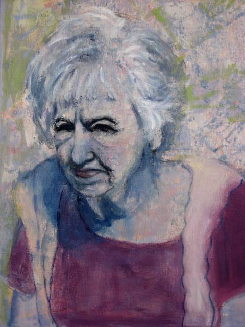 Mom at 96 Paintings of my Family Acrylic on canvas