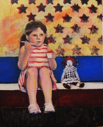 Oh say can't you see.. Social, Cultural, Political acrylic on canvas