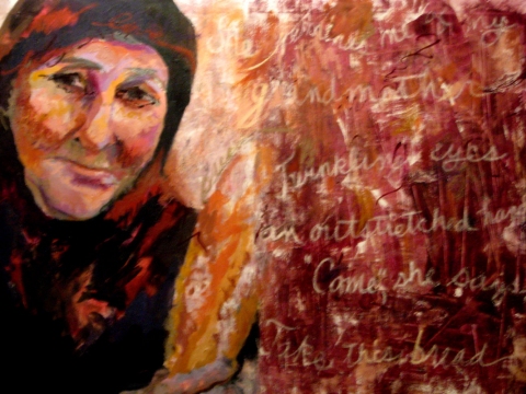 Take This Bread Social, Cultural, Political acrylic on canvas