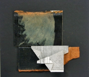 Constance Kiermaier Collages mixed media on mat board