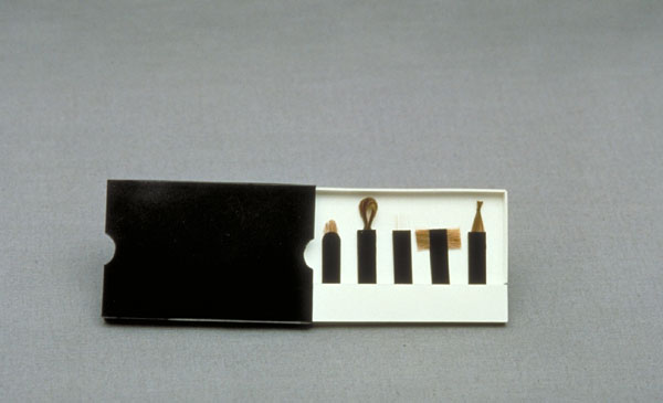 5 Brushes HEATHER COX Photo Constructions, 1987-1996 Photo paper, Japanese paper and hair