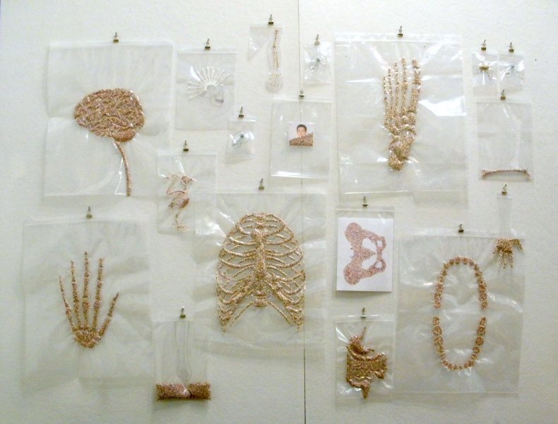 Studio installation of various Nonpariel pieces HEATHER COX Nonpareil Project, 2007-2009
