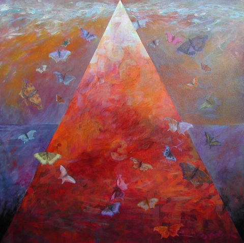Portrait of a Master Healer Commemoratives acrylic on canvas