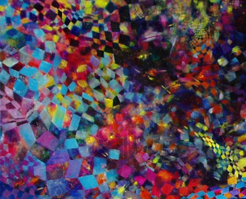 The Invitation, detail The Invitation acrylic on panel